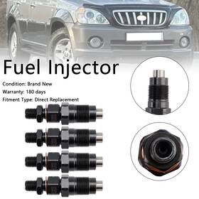 33800-42500 Madhornets 4pcs Fuel Injector Fit Hyundai D4bh D4bf Pickup H100 Minivan H1 Us