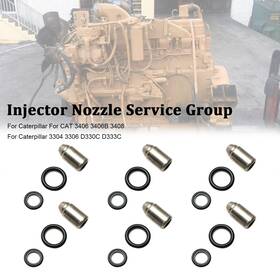 8n8796 Madhornets 6pcs Injectors Nozzle Service Group Fit Caterpillar 3304 3306 D330c D333c