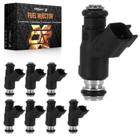 02m914 Maxpeedingrods 8pcs Fuel Injectors For Chevrolet Gmc Hummer Cadillac Siverado Express H3