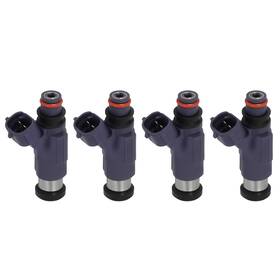 3ht2q7 Maxpeedingrods 4x Fuel Injectors Set Replacement For Mazda Protege 2.0l 2001-2003 4 Hole