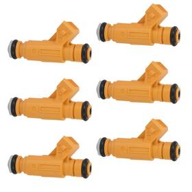 6dpite Maxpeedingrods 6x 4hole Fuel Injectors For Ford Explorer Mercury Mountaineer 4.0l 99-01