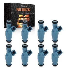 Maxpeedingrods 7p0djk 8 Fuel Injectors For Dodge Durango Ram Series 5.2l V8 96-99 822-11128