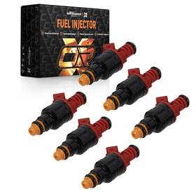 155-0266 Maxpeedingrods Rnq51h 6 Pack Fuel Injectors For Ford Ranger Aerostar 4.0l 93-96