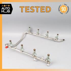 1130700095 Mercedes-benz 00-06 W208 Clk430 Sl500 E500 Fuel Injector Rail With Injectors Oem