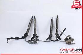 6510160538 Mercedes-benz 13-15 X204 Glk250 Fuel Injector Set Of 4 With Clamp Oem