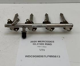 Mercedes-benz A2640701900 2016-2023 Glc300 2.0l Gas Engine Fuel Injection Rail Line