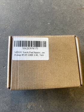 X002xww18j Midou Set Of 4 Fuel Injectors For Pickup 89-95 22re 2.4l