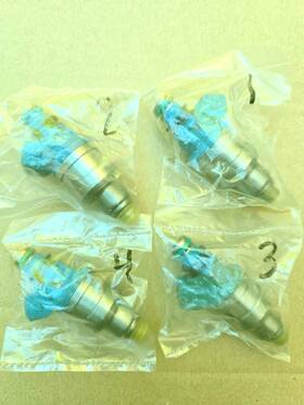 Md115076 Mitsubishi 450cc Fuel Injector Set Of 4 Inp-009 Serviced/flow-balanced