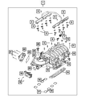 04627479ac Mopar Genuine Fuel Injector
