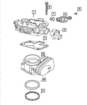 05114397aa Mopar Genuine Throttle Body 5114397aa