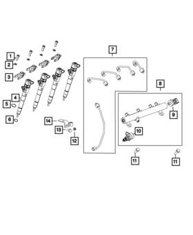 68226951aa Mopar Ram Fuel Injector -