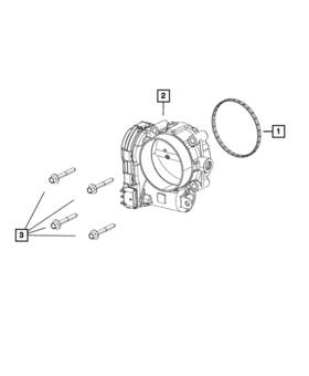 68550945ab Mopar Genuine Throttle Body