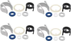 998907 Motoku Set Of 4 Fuel Injector Seal Repair Kit For A4 A6 Q3 Tt Golf Jetta