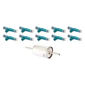 Bndl-0831-196825 Motorcraft For Ford E-350 Super Duty 08 Fuel Injector W Filter Kit