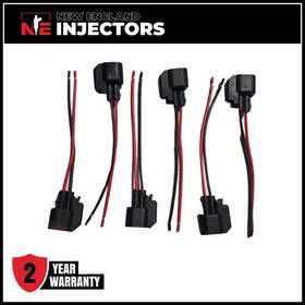 New England Injectors 0280156248 Set Of 6 Bosch Fuel Injector Connectors Fits Gm Lp1 Motor 2.8l