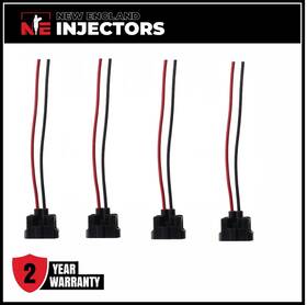 06164pr4020 New England Injectors Set Of 4 Keihin Injector Connectors Fits 92-95 Acura Integra 1.8l