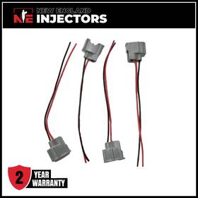 297500-1390 New England Injectors Set Of 4 Denso Fuel Injector Connectors Fits 10-14 Suzuki Sx4 2.0l