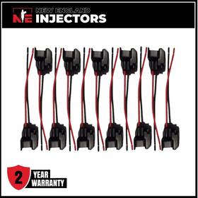 New England Injectors Cd33-9f593-aa Set Of 12 Siemens Fuel Injector Connectors Fits Cd33-aa Ford Aston Martin