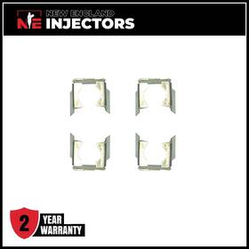 New England Injectors Eat305 Set Of 4 Fuel Injector Retainer Clips Fits 08-13 Mitsubishi Lancer 2.0l