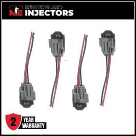 Fbycs20 New England Injectors Set Of 4 Hitachi Fuel Injector Connectors Fits 04-07 Suzuki Aerio 2.3l