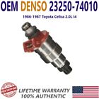 23250-74010 New Oem Denso 1pc Fuel Injector For 1986-1987 Toyota Celica 2.0l I4 #23250-74010