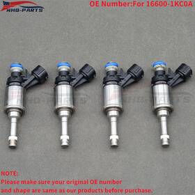 16600-1kc0a Nhq-parts New Set Of 4 Fuel Injectors Fits For 2011-2017 Nissan Juke 1.6l