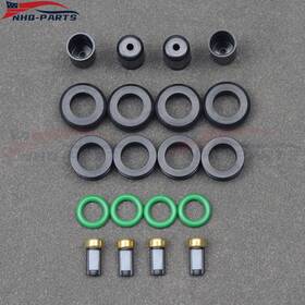 Nhq-parts 768799975830 Fuel Injector Repair Kit For O-rings Filters Grommet Pintle Cap Corolla Mr2 1.6l