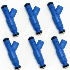 Fj869 Oe Parts 6- Upgraded Fuel Injectors 6-hole Fits 2005-2008 Ford F-150 4.2l V6 22lbs