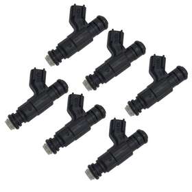 4f9e-d6b Oeaparts 6- Ev6 Fuel Injectors For 2005-2007 Ford Five Hundred 3.0l V6 Upgrade 6-hole