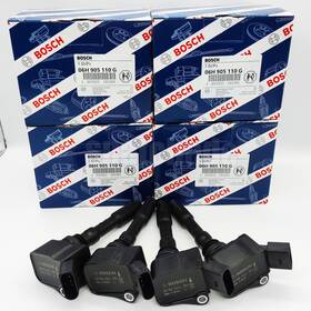 06h905110g Oem 4x Ignition Coils Bosch For Audi Vw Porsche 1.8 2.0 Tfsi Ea888 Gen3 Cjx Chh