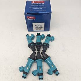 23209-46090 Oem 3320/297-0029 New Denso 6 Fuel Injectors For 98-05 Toyota Supra Lexus Sc300 Is300 Gs300 3.0 I6