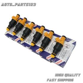 13-64-1-706-176 Oem Brand For Bmw E23 E24 E32 535i 535is 735i 735il 3.5l L6 Fuel Injectors Set Of 6 Us