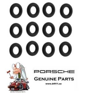 944-110-901-01 Oem Dss3390 Porsche 911 996 986 Boxster Fuel Injector Seal O-ring Set Of 12 Bosch