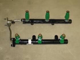 35310-3c400 Oem Factory 11 12 Hyundai Santa Fe Kia Sedona Sorento 3.5l V6 Fuel Injectors And Rail G6dc