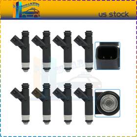Partsmarkets Pmt150058bs-2 8pcs Fuel Injectors Fit For 2004-2005 Ford E150 Club Wagon 4.6l 4l3e-9f593-b4c