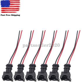 Partsseller2020 669894673310 For Nissan 300zx 1984-87 N/a Turbo 6x Fuel Injector Wiring Harness Connector Set