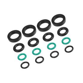 Partuto Tu004802f241011 Fuel Injector O Rings Seals 0.47 Inch X0.24 Black Green