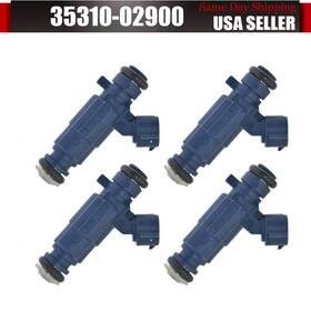 35310-02900 Peivso 4pcs Fuel Injectors For Hyundai Atos Mx I10 Pa Kia Picanto Ba 1.1