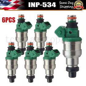 Md189021 Peivso Inp-534 6pcs Fuel Injectors For Mitsubishi Montero 1994-1996 3.5l V6 Us Md189021 Peivso Inp-534 6pcs Fuel Injectors For Mitsubishi Montero 1994-1996 3.5l V6 Us
