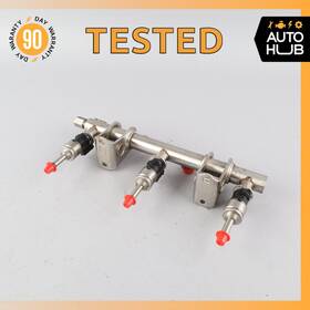 94611012830 Porsche Macan S 95b / Cayenne Right Fuel Injection Rail Line With Injectors Oem
