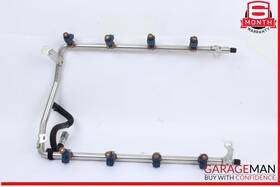94811011301 Porsche 03-06 Cayenne S 955 4.5l V8 Fuel Injector Line Rail With Injectors Oem