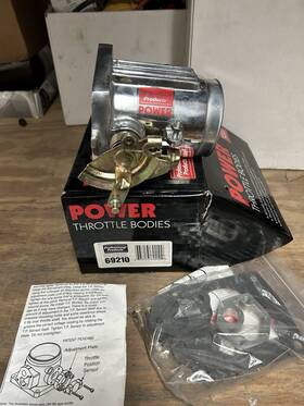 Professional Products 69210 Polished 65mm Power Throttle Body 1994-95 302 5.0 L