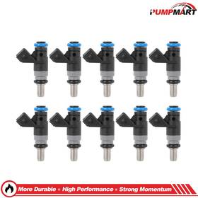 Pum15496501art Pumpmart Fuel Injectors Fits Dodge Ram 1500 2004-2006 Viper 2003-2006 V10 8.3l 10x
