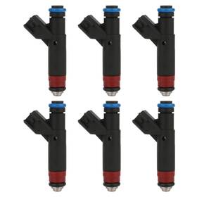 Quickfitauto 13456504 6pcs Fuel Injectors 1 Lb Fj735 For 2005-2006 Jeep Wrangler 4.0l I6