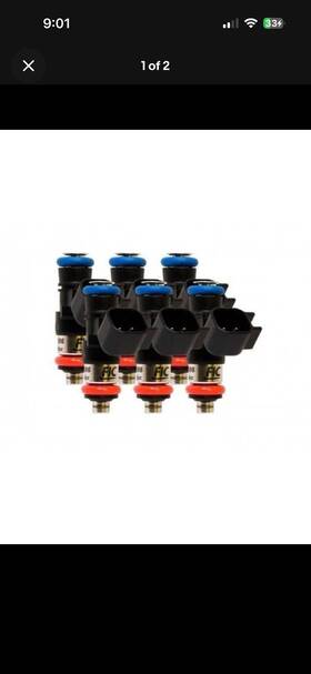 Fic-is232-0660h Rc Fuel Injection Fic 660cc High Z Flow Matched Injectors Jeep 3.6l Pentastar 16 - Set Of 6