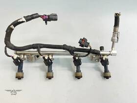 12602484 Saturn Sky 2.4l Fuel Rail With Harness 60k Miles 07-09 Oem