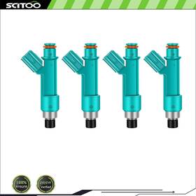 Cb15049701s Scitoo 4 Fuel Injectors Fits Toyota Camry Corolla Highlander Matrix Solara Rav4 2.4l