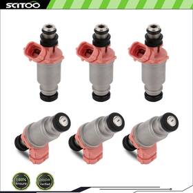 Cb15050701s Scitoo Fuel Injectors For Toyota Land Cruiser 4.5l 1997 1996 1995 1994 1993 6pcs