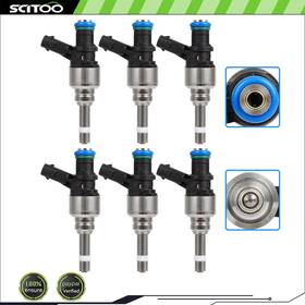 S15266001oo Scitoo For Volkswagen Touareg Audi A6 A7 A8 Q5 Q7 S4 S5 Sq5 3.0l 6pcs Fuel Injectors