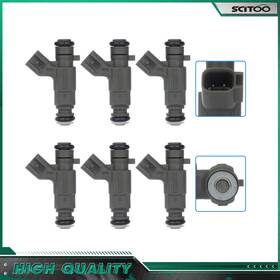 St15038301s Scitoo Set Of 6 Fuel Injectors For 2000-2003 Lincoln Ls 2000-2008 Jaguar S-type 3.0l